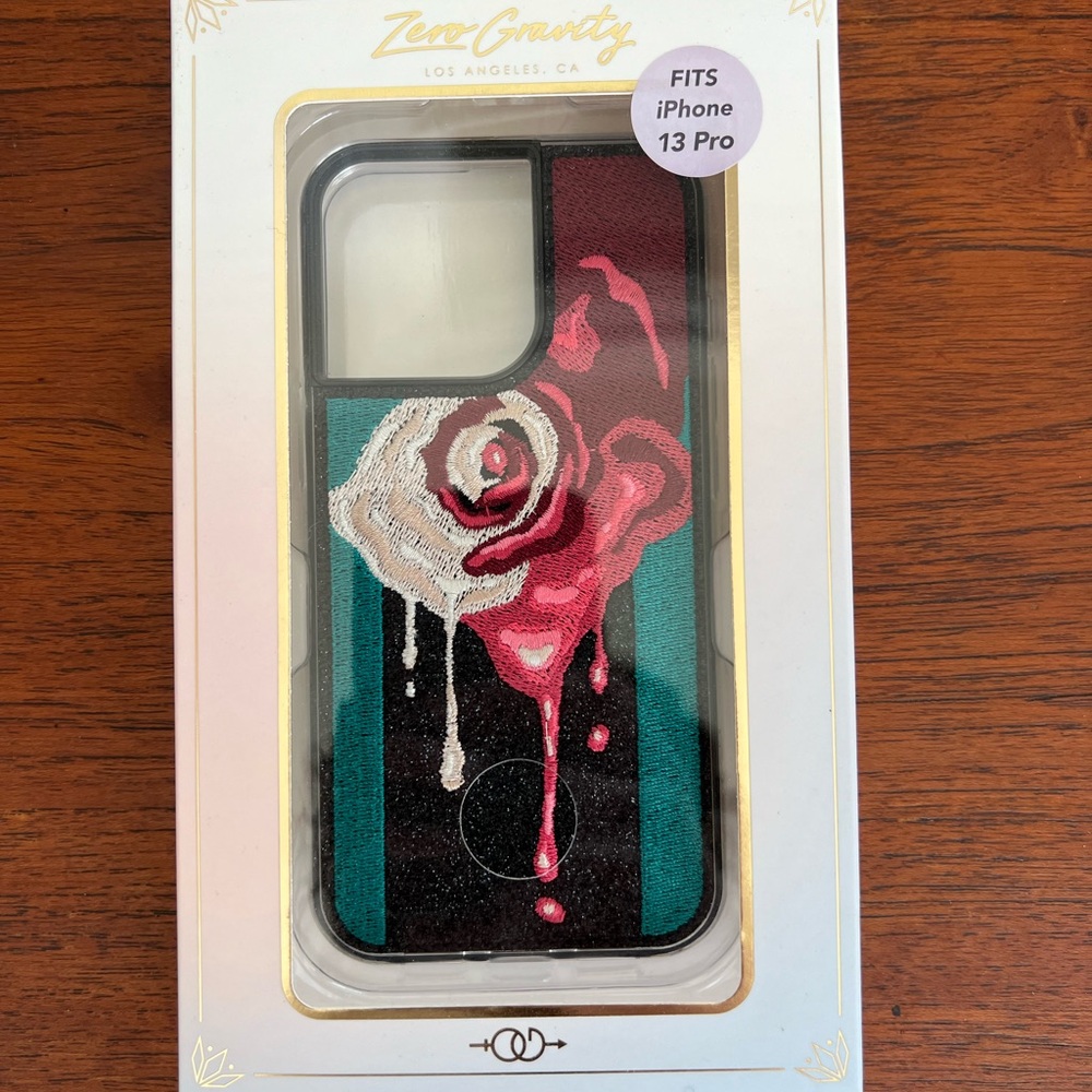 iPhone 13 Pro Case - Black and Pink